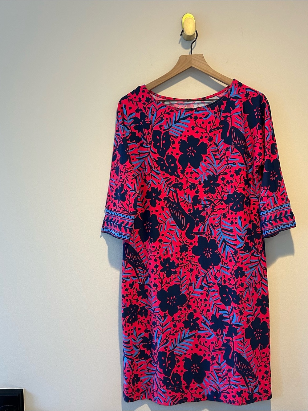 Lilly Pulitzer UPF 50+ Swim Coverup Beach Chillylilly Braedyn Pink Floral Dress